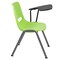 Emma and Oliver Ergonomic Shell Chair with Left Handed Flip-Up Tablet - Tablet Arm Desk